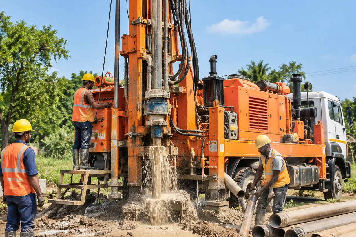 Borewell Cleaning & Flushing